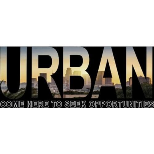 URBAN motto Fashionable printed stripes DIY thermal transfer inscription on boys’ T-shirts, ironing patch