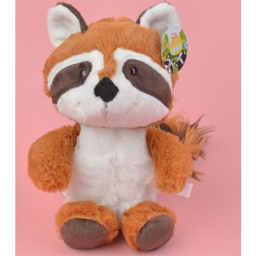 25-45cm Brown Raccoon Stuffed Plush Toy Cute Baby/ Kids Gift, Aniamls Soft Plush Doll Free Shipping