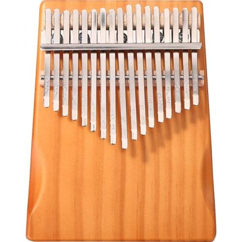 17 Keys Kalimba Percussion Musical Instrument Pine Wood Thumb Finger Piano African Sanza Mbira Thumb Piano has a Rich Range