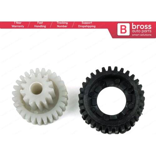 BGE547+BGE555 Rear Sunshade Sun Shade Curtain Protection Blind Motor Gear Cog Set 958536318013W4 For Porsche Cayenne VW Touareg