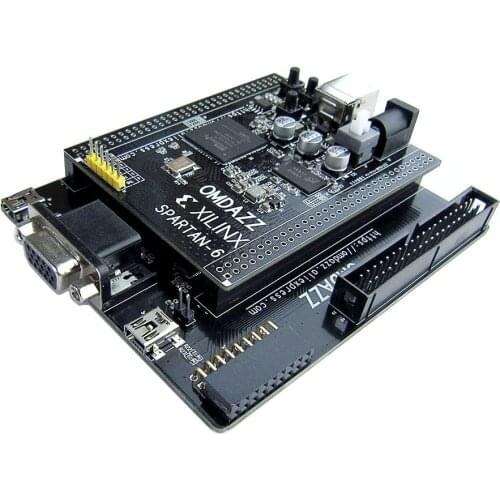 XILINX FPGA Spartan-6 XC6SLX16 Development Board FPGA Core Card with 128M DDR3 and IO Expansion Board with VGA USB2.0 UART