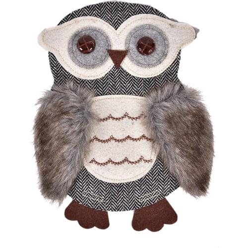 24cm Fashion embroidery Owl bird patch diy applique women clothing bag hat patches Short Down