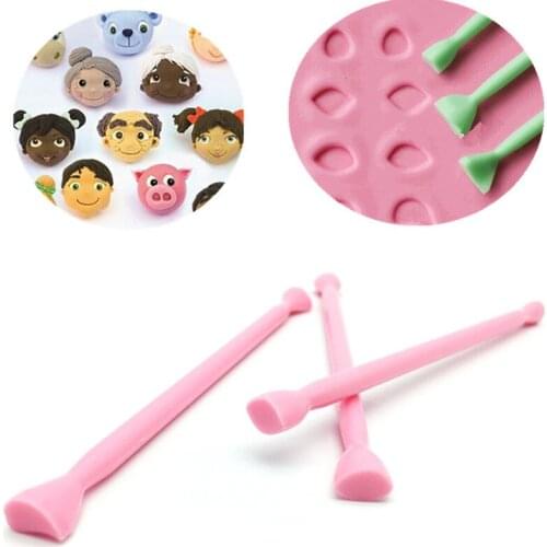 New 3pcs Eye Tool Mold New Fondant Cake Printing Plastic Cutting Mechanism Eye Expression Model Facial Model A1507