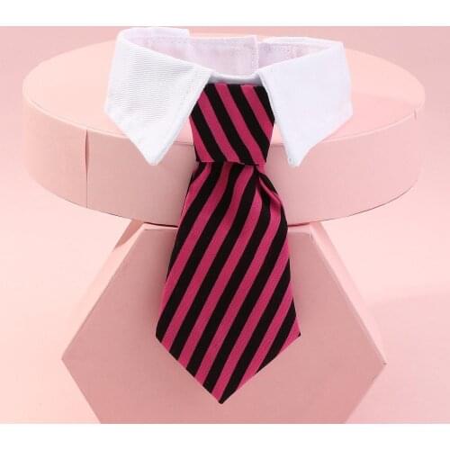 Pet Dog Cat Formal Necktie Tuxedo Bow Tie Black And Red Collar For Dog Cat Pet Accessories Suit For Small Medium Dogs And Cats
