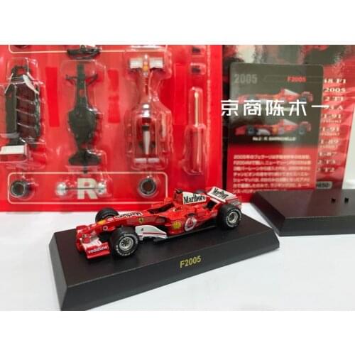 KYOSHO 1:64 FERRARI F2005 Rubens Barrichello #2 F1 Collect die cast alloy Formula 1 racing models