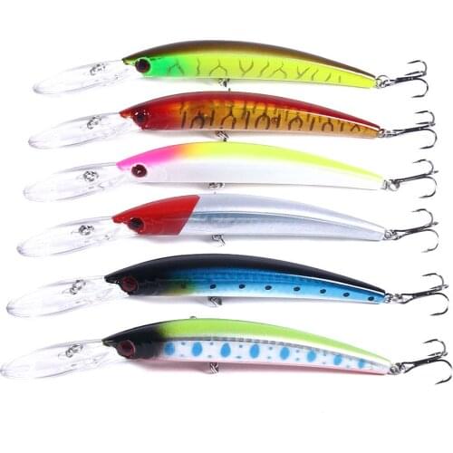 Minnow Fishing Lure 15cm 15.4 g Crankbait Artificial Hard Bait Wobblers Floating Jerkbait Bass Pike Carp Fishing Tackle