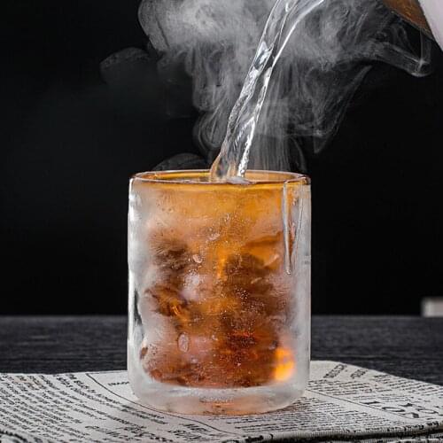 Double Wall Heat Resistant Glass Clear Handmade Tea Drink Cups Insulated Shot Glass Drinking Teacup of coffee
