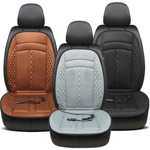 Universal 12V Car Heated Seat Cover Car Cushion Car Seat Heater Pad For Winter Heating Non-Slip Car-covers Auto Car Accessories