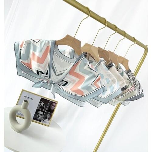 Women Silk Scarves Detachable Choker Necklace Collars Female Shirt Fake Collar Blouse Thin Small Scarf Girls False Collar Cape