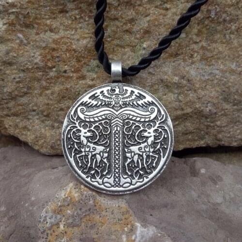 1pcs yggdrasil pendant tree of life world tree pendant irminsul viking pendant SanLan