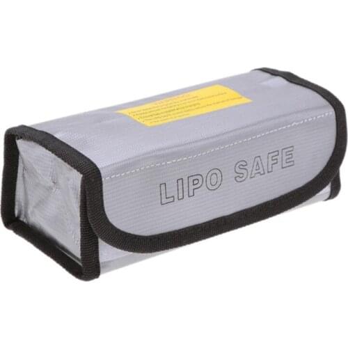 K92F 2x Battery Safe Bag Case, Explosion & Fire Proof Lipo Battery Protective Storage Containers 7.28x2.36x2.95 inches