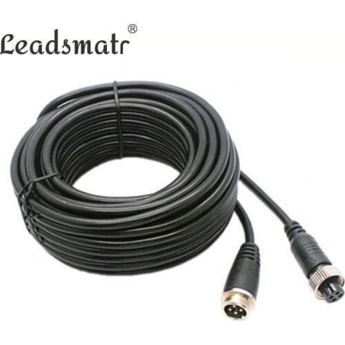 4 Pin Aviation Extension Video Cable for Truck Bus car monitor 5/10/15/20M optional or Camera Connection
