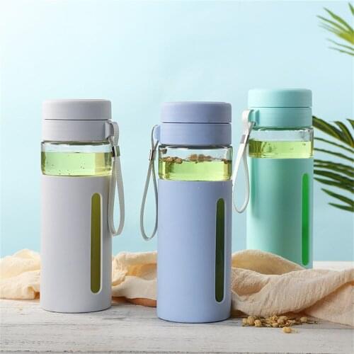 750ml Fashion Portable Water Bottles for Sport Gym Travel Big Drinking Bottle with Strings BPA Free Tea Mug Outdoor Camping