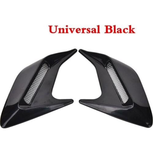 Car accessories Black 2PCS Car Side Air Flow Vent Fender Cover Intake Grille Decorative Sticker