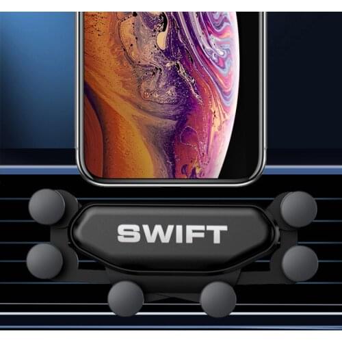Car Phone Holder Mobile for Car Holder Phone Stand Steady Fixed Bracket Support Gravity sensing Auto Grip For Suzuki Swift