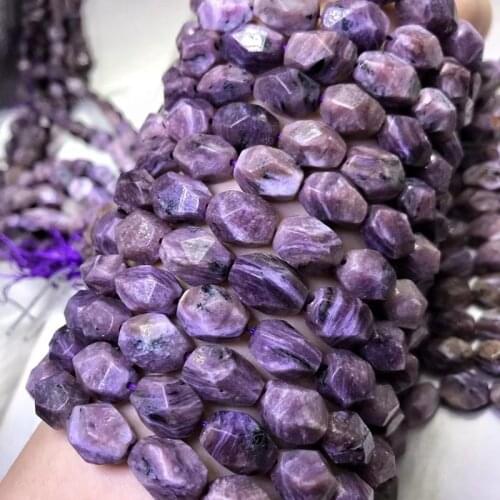 LOOSE BEADS sunstone/charoite/morganite/amethyst/turqouise/tigereye baroque faceted wholesale for DIY jewelry necklace 36cm