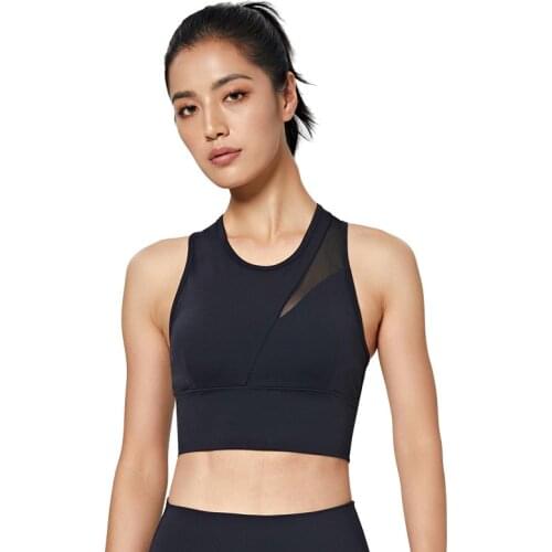Womens Seamless High Impact Sports Bra with Removable Cups High Support Pink Workout Yoga Bra Sexy Back Cutout Activewear