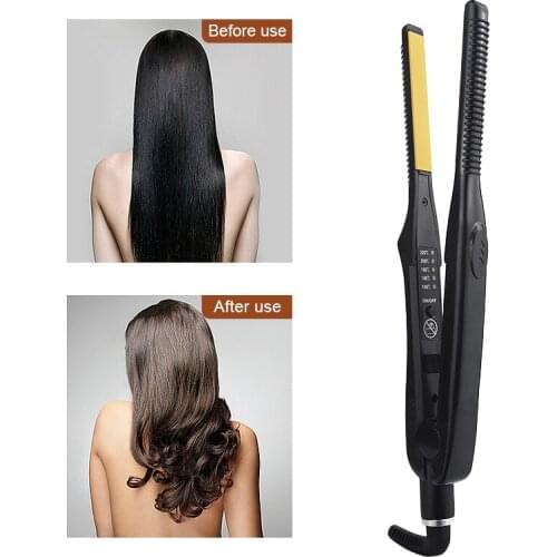 Kemei Electric Hair Straightener for Women Professionaal Hair Flat Iron Curling Iron for Salon Wave Hair Curler Hairstyle Tools