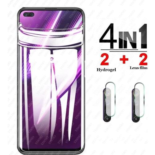 For Oppo Realme 6 Pro Screen Protector Hydrogel Film Soft Protective Tempered Glass on Realme 6Pro Camera Lens RMX2061 RMX2063