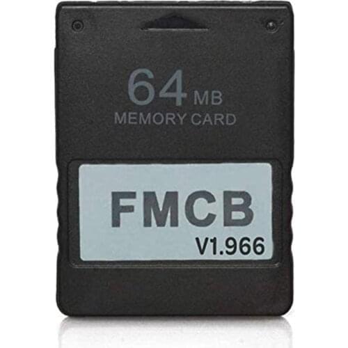 RGEEK FreeMcBoot FMCB 1.966 PS2 Memory Card 64MB Game Saver Cards for Sony Playstation 2 PS2