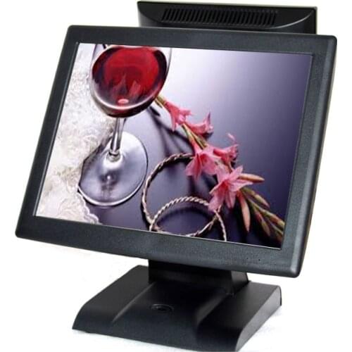 Cash Register POS system ALL IN ONE j1900 high setting POS machine dual screen black POS terminal