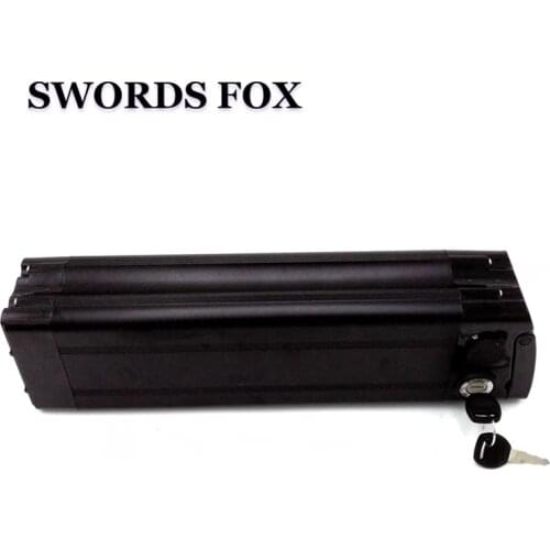 Excellent 36V 21AH Ebike Black Silver fish top or bottom discharge electric bike lithium battery for Samsung cell