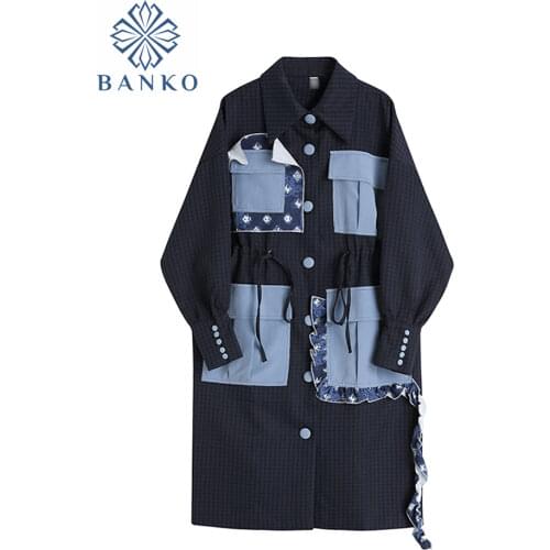 Mina Happiness Women's Long Raincoats