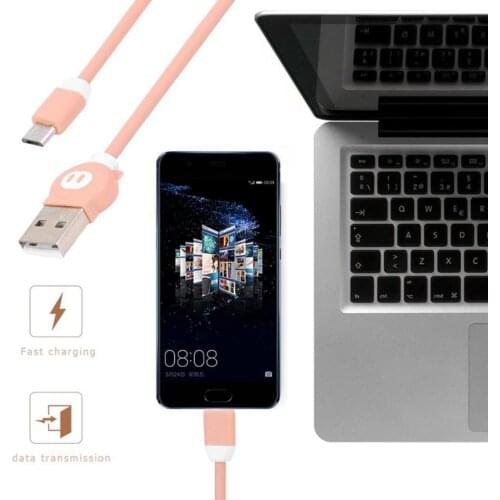 Cartoon Pig Micro USB Type C Sync Data Fast Charging Cable For All Android Phone Fast Charging Cable