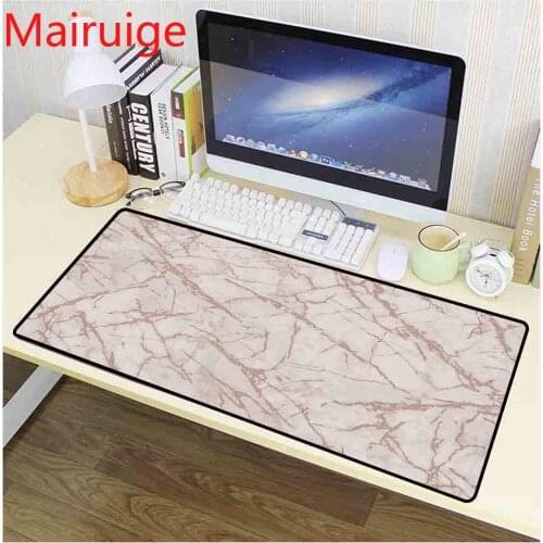 Mairuige Marble Pattern Mouse Pad Office Home Computer Internet Cafe Keyboard Pad Custom Gaming Mouse Pad Office Desk Mat