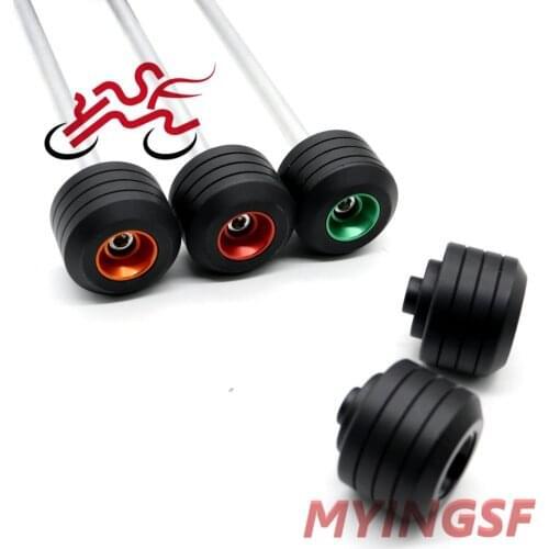 Front Axle Fork Crash Slider For KAWASAKI ZX6R NINJA 650 1000 Z650 Z1000SX Z800 Z900 Z900RS Motorcycle Accessories Crash Slider