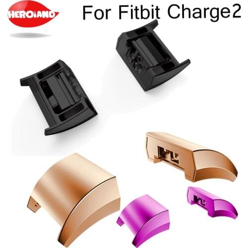 Drop ship Stainless Steel Adapter Connector Connect Watch Band For Fitbit Charge 2 Watch Band Strap Bracelet for Fitbit Charge2