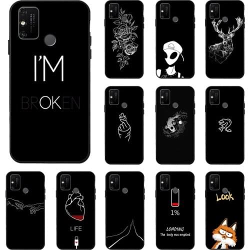DIY Painted Case For Huawei Honor 10X Lite Case Silicon Phone Fundas For Huawei Y9A Honor 9A 9X 9s 9C Y8p Y7p Y5p Y6p Y8S Covers