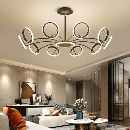 Modern nordic led crystal luminaire luminaria pendente hanging lights kitchen chandeliers home lighting bedroom livingroom