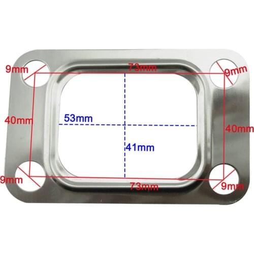 T25 T28 GT25 GT28 GT2876 GT2871 Turbo Turbine GASKET Stainless Steel Inlet Intake Gasket 41*73mm sale