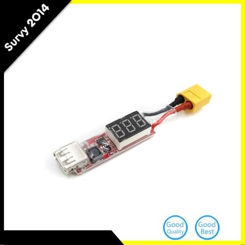 2S-6S Lipo Battery XT60 Plug to USB 5V 2A Charger Converter Adapter for Phone PC diy electronics