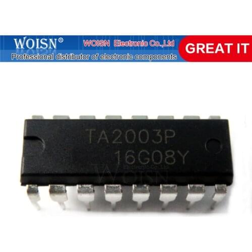 5pcs/lot TA2003AP TA2003P TA2003 DIP-16 In Stock