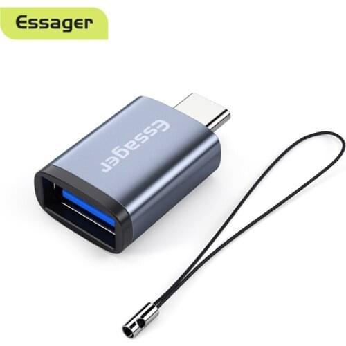 Essager USB Type C OTG Adapter Type-C USB-C Male To USB 3.0 Female Converter For Macbook Xiaomi mi Samsung USBC OTG Connector