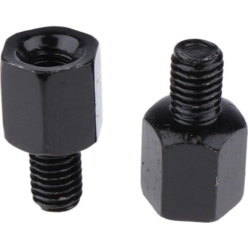 Motorcycle or Scooter Mirror Adapters - RH 8mm to RH 8mm Clockwise Threaded