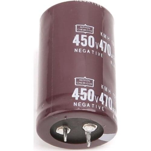 450V 300uF Aluminum Electrolytic Capacitor, High Voltage Electronic Components Capacitor Electrolytic Kit 30x50mm