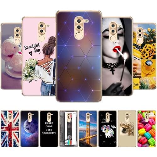 For Huawei Honor 6X Case Painting Silicon Soft TPU Back Phone Case Cover for huawei honor 6x Full 360 Protective Coque Bumper