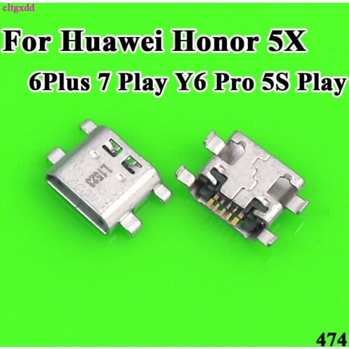 Cltgxdd 10pcs For Huawei Honor 5X Play 6 Plus 7 Y6 Pro 5S Play Micro USB Power Charging Port jack Connector Plug Female Socket
