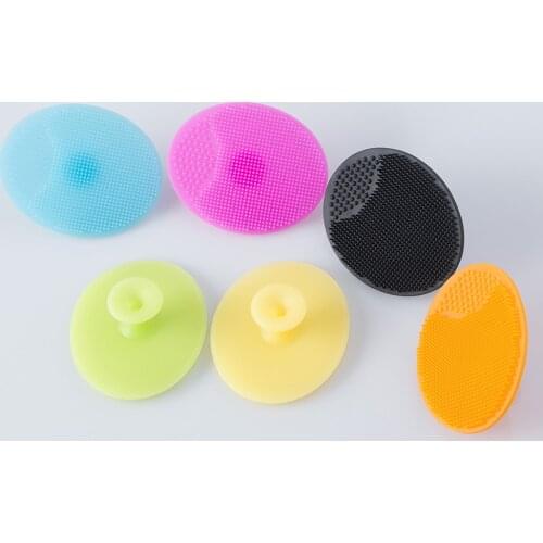 Hot Sale 1PC Silicone Face Cleansing Brush Pore Cleaner Exfoliator Blackhead Remover Soft Face Scrub Washing Brush