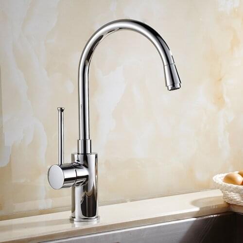Classic European Styple Deck Mounted Solid Brass Mixer Taps Kitchen Hot and Cold Water Faucet Vessel Sink Water Faucet 8071