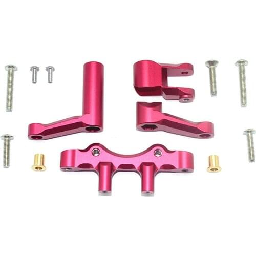 Aluminum Steering Assembly Set for SUPER BAJA REY 9320977 1/6 RC Car Accessories