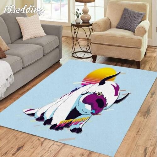 Cute Animal Cow Carpet for Large Home Living Room Teenager Bedroom Decoration Cartoon Anime Area Rug Floor Mat Bathroom Mats