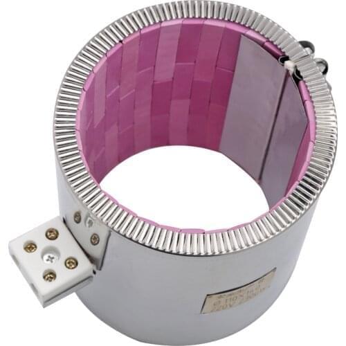 Red Ceramic Band Heater Element 60x60mm/60x80mm/60x100mm/60x130mm Max High-temperature to 1200 Degrees