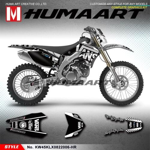 HUMAART Enduro Stickers Motocross Decals for KLX450R KLX 450 R KLX 450R 2008 2009 2010 2011 2012 2013 2014 2015 2016 to 2022