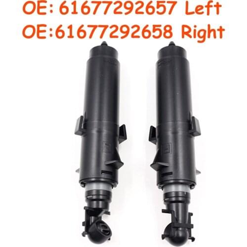 New Left & Right side Car Headlight Washer Jet Nozzle 61677292657 61677292658 For BMW X5 F15 F85 X6 F16 F86 2013 7292657 7292658