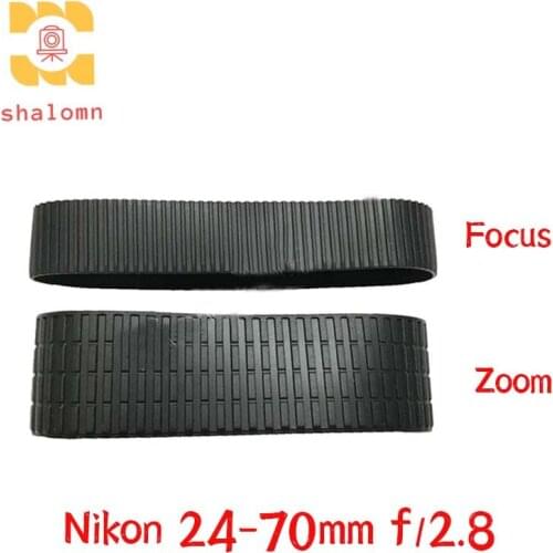 New 24-70 Focus+Zoom Rubber Grip Rubber Ring Repair Replacement Parts For Nikon AF-S Nikkor 24-70mm f/2.8G ED Lens