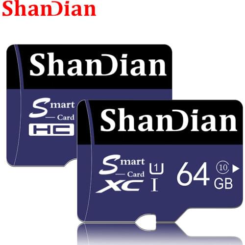 ShanDian Original Smart sd card 64GB 32GB 16GB 8GB SDXC SDHC Memory Card SmartSDXC SmartSDHC class10 class 6 Smartsd TF Card